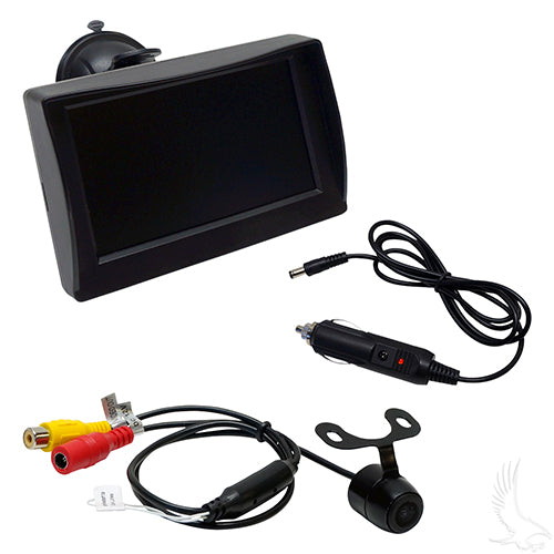 Red Hawk Flush Mount Rearview Camera Package For LSV