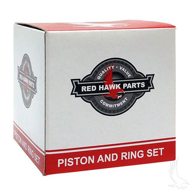 Red Hawk ENG-219 Piston And Ring Set OEM 0.25mm Oversize For EZGO Golf Carts Fuji Robin 350cc