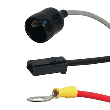 Red Hawk CGR-124 DC Receptacle For Club Car Precedent 48V Golf Cart Owners Durable Reliable Replacement Part