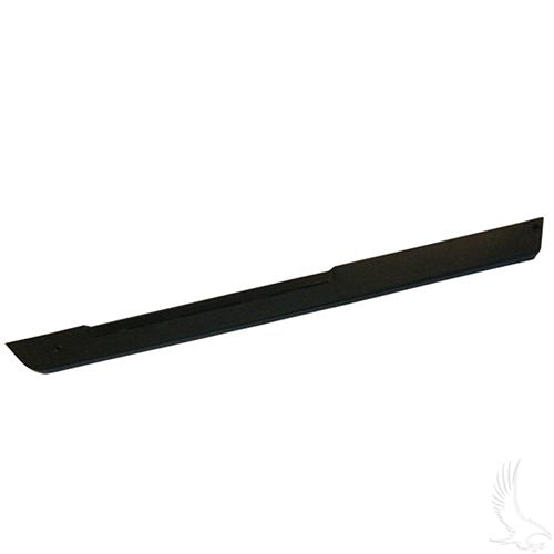 Redhawk BP-0022 left rocker panel for EZGO TXT golf cart 1996-2013, durable replacement part in red, shown in the image.