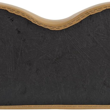 Red Hawk OEM tan seat back for EZ Go TXT golf cart, showing the comfortable, durable seat back assembly with red stitching details.
