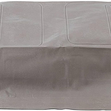 Redhawk gray EZGO TXT golf cart seat bottom cover, premium replacement for 2014 and later models, with detailed stitching and fit.