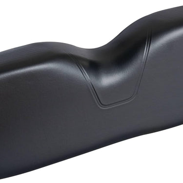 Red Hawk OEM seat back assembly in black for EZGO TXT golf carts, showcasing durable ergonomic design with a sleek finish.