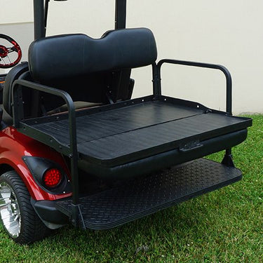 Red Hawk RHOX Rhino Aluminum Seat Kit For Yamaha Drive Owners Durable Black Aluminum Comfort Upgrade