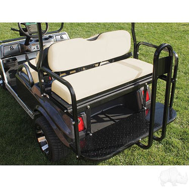 Red Hawk Seat Kit for Club Car DS Buff Upholstery Upgrade Premium Comfort Durable Easy Install for Golf Cart Owners