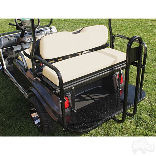 Red Hawk Seat Kit for Club Car DS Buff Upholstery Upgrade Premium Comfort Durable Easy Install for Golf Cart Owners