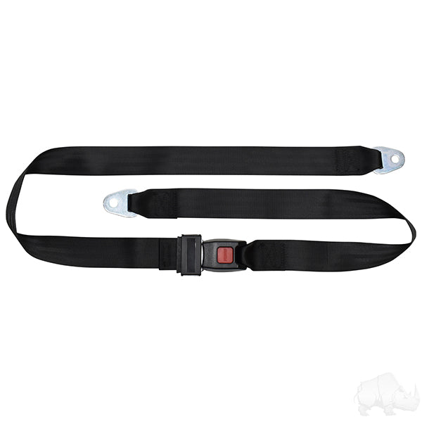 Red Hawk RHOX 72 Inch Black Golf Cart Lap Seat Belt Safety For Families And Fleets