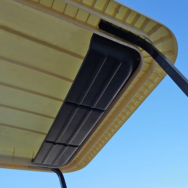 Red Hawk TOP-0080 Golf Cart Shelf For RHOX Top Black Durable Storage Under Cockpit For Golf Cart Owners - Rainier Parts