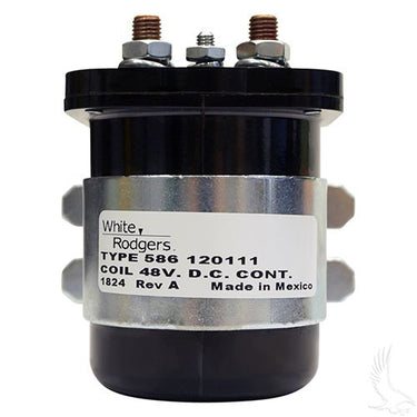 Solenoid 48V 4-Terminal OEM SOL-1004 Red Hawk For Golf Carts EZGO Club Car Yamaha G19 G22 - Rainier Parts