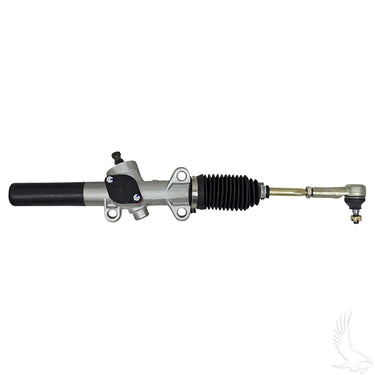 Red Hawk OEM Steering Box Assembly for EZGO 01+ golf carts, durable and precise steering replacement part.