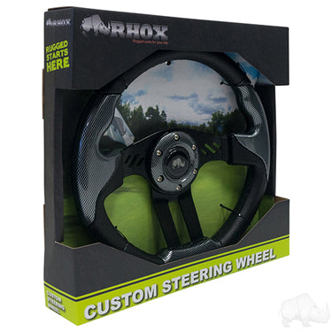 Red Hawk RHOX Aviator 5 Steering Wheel Carbon Fiber Grip