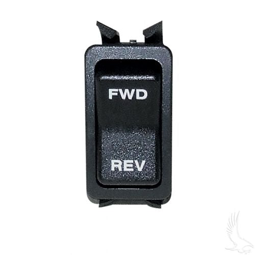 Redhawk FR-017 switch assembly for E-Z-GO TXT PDS golf carts, featuring forward and reverse control buttons.