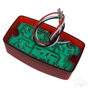 Red Hawk Universal LED Taillight Assembly LGT117 For Cars And SUVs Bright Durable Easy Install - Rainier Parts