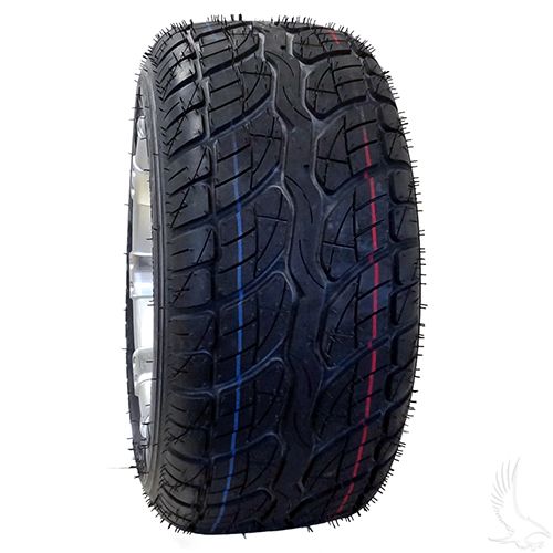 Red Hawk Duro Excel Touring Tire TIR379 Four Ply For Golf Carts Durable Handling Smooth Ride - Rainier Parts