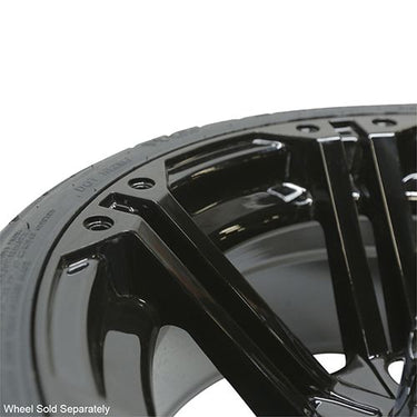 Red Hawk TIR389 RHOX RXS directional tire in 215/35/14 size showing tread pattern and sidewall details for enthusiasts.