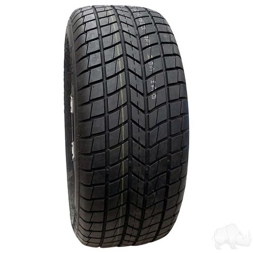 Redhawk Road Hawk tire 215/50R12 steel-belted radial all-weather tire for compact cars, featuring DOT marking and 4-ply construction.