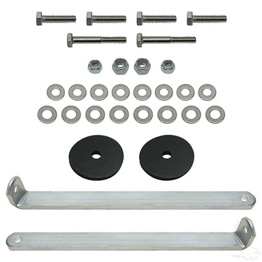 Red Hawk Club Car Front Top Strut TOP-0011 Three-Piece Upgrade for 1984-1999 Gas and Electric Club Car Owners - Rainier Parts
