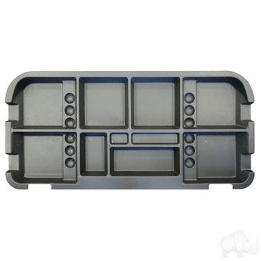 Red Hawk OEM SEAT-2600A Under Seat Storage Tray for EZGO TXT 94 Plus Electric Golf Carts Discreet Organization