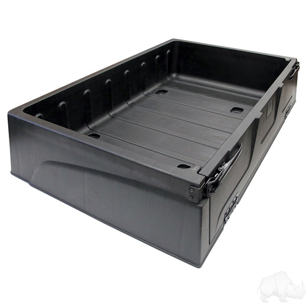 Red Hawk RHOX thermoplastic utility box for trucks and tradesmen, rugged cargo storage solution with durable, versatile design