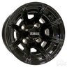 Red Hawk RHOX RX151 Wheel 10x7 8 Spoke Gloss Black ET25 Center Cap For Trucks Premium Performance Rim - Rainier Parts