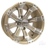Red Hawk RHOX Vegas Machined Wheel 12x7 ET25 With Pearl Center Cap Premium For Car Enthusiasts - Rainier Parts