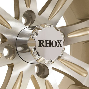 Red Hawk RHOX Vegas Machined Wheel 12x7 ET25 With Pearl Center Cap Premium For Car Enthusiasts - Rainier Parts