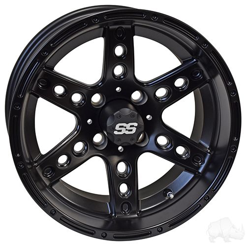 Red Hawk RX187 Wheel Machined Gloss Black 14x7 ET15 For Cars And Tuners Premium Quality - Rainier Parts