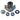 Red Hawk AXL0012 Front Wheel Hub for Club Car DS 1974 to 2003 Premium Durable Replacement