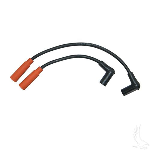 Spark Plug Wire Set OEM SP-0001 for EZ GO 4 Cycle Golf Carts 1991 and Newer Red Hawk Premium Ignition Upgrade - Rainier Parts