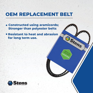 Stens OEM replacement belt for Toro lawn equipment model 120-3335, durable and direct fit for reliable performance.