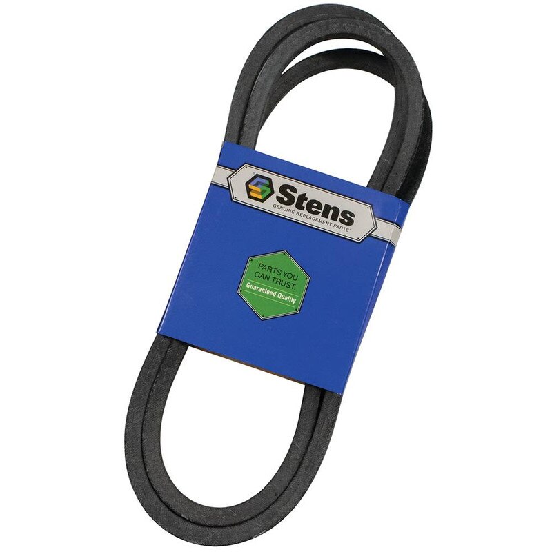 Stens OEM Belt 1-413094 for Exmark lawn mowers, durable replacement belt, high-quality OEM part with textured surface and pulley fit