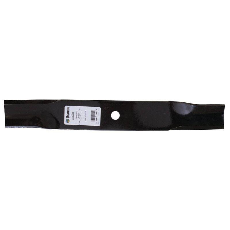Stens 330-650 standard replacement blade for Kubota K5617-34330 mower, showing a durable, sharp metal cutting blade.