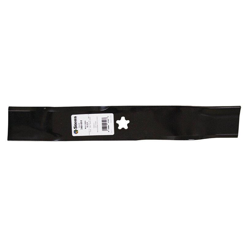 Stens 340-091 mulching blade for lawn mowers, high-performance replacement blade, designed for efficient mulching and cutting.