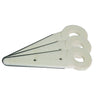 Stens 390-171 Trimmer Blades Durable Center Hole 490 Case Of 3 For Homeowners And Pros - Rainier Parts
