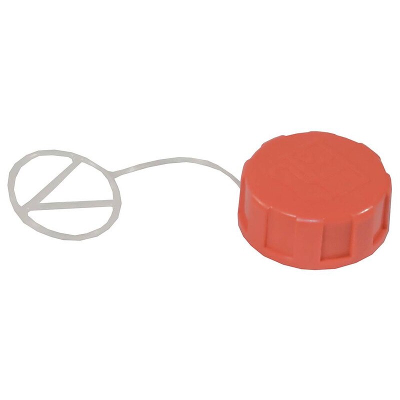 Stens Echo fuel cap 125-784, durable OEM-grade replacement for Echo equipment, shown in black with secure closure.