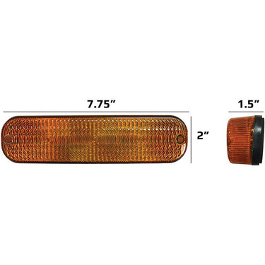 Stens AR60250 LED Amber Cab Light Premium High Visibility Replacement For Case IH John Deere Tractors - Rainier Parts