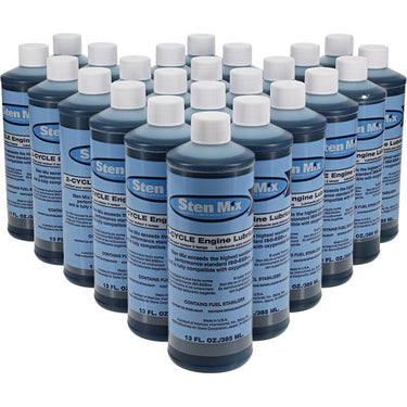 Stens Sten Mix 2 Cycle Oil 12oz Bottles Case Of 24 Premium Lubricant For 2 Cycle Engines Outdoor Power Equipment - Rainier Parts