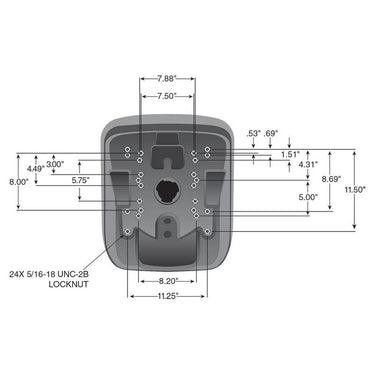 Stens 420-360 High Back Seat for John Deere VG12160 Replacement Ergonomic Comfort Durable Support for Operators - Rainier Parts