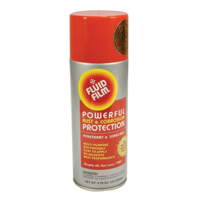 Stens Fluid Film Spray 11.75 oz industrial lubricant and rust protector for tools and DIY projects in a spray can