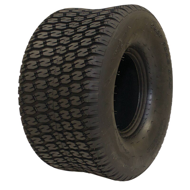 Stens Carlisle Turf Trac RS 24x12.00-10 lawn tractor tire with 4-ply construction, designed for durable turf traction.