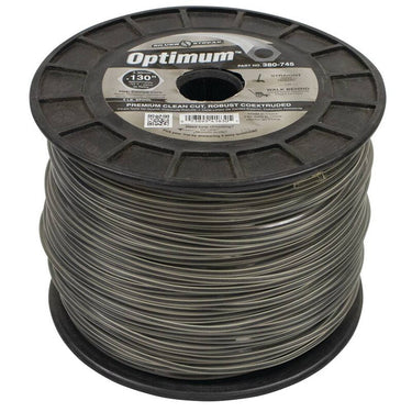 Stens Optimum Trimmer Line, 130 diameter, 5 lb spool, durable trimmer line for professional landscaping tools.