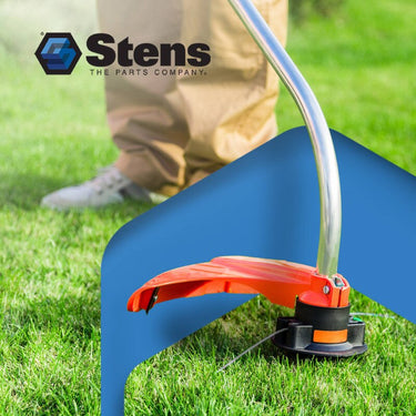 Stens Silver Streak Razor Trimmer Line, 0.105 inch diameter, professional-grade trimmer line for precise cutting, shown in a donut shape.