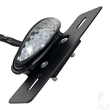 Red Hawk LED License Plate Holder With Running And Brake Light For Safer Driving And High Visibility - Rainier Parts